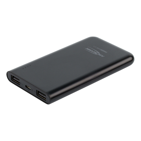 Ansmann Powerbank 5.4 - Fekete - Univerzális - Apple Iphone 5/5s/5c/Se/6/6s/6s Plus/7/7/7 Plus - Ipad Pro/Air 2/Mini 4/Mini 2 - Samsung Galaxy S/A/J,... - Lítium-Polimer (Lipo) - 5400 Mah - Usb