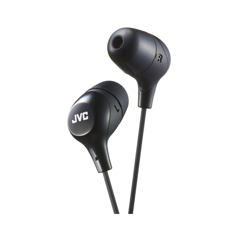 Jvc Ha-Fx38-B-E - Fülhallgató - Fülhallgató - Fekete - Iphone - Vezetékes - 1 M
