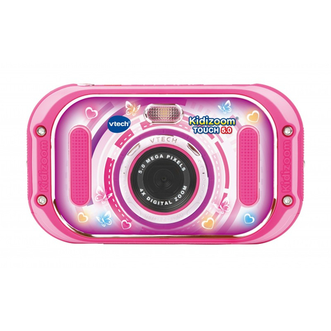 V-Tech Kidizoom Touch 5.0 - Kinder-Digitalkamera - Rózsaszín - 5 Jahr(E) - Lány - 12 Jahr(E) - Lcd
