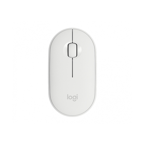 Logitech Pebble M350 - Kétkezes - Optikai - Rf Vezeték Nélküli + Bluetooth - 1000 Dpi - Fehér Színű