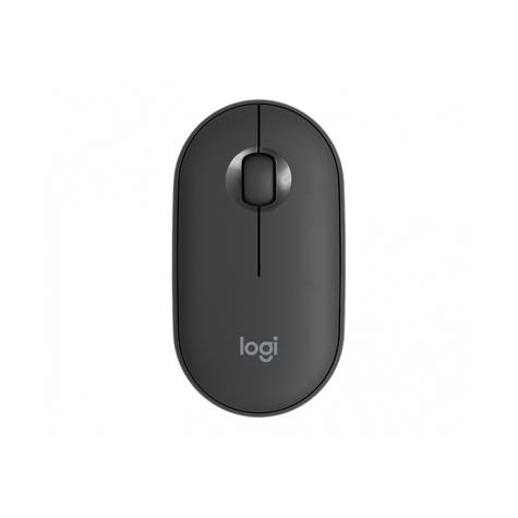Logitech Pebble M350 - Kétkezes - Optikai - Rf Vezeték Nélküli + Bluetooth - 1000 Dpi - Grafit - Grafit