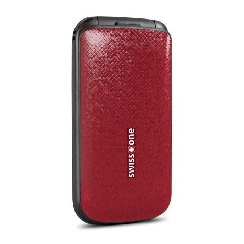 Swisstone Sc 330 - Clamshell - Dual Sim - 4,5 Cm (1,77 Hüvelyk) - Bluetooth - 600 Mah - Fekete - Piros - Piros
