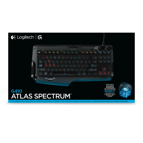 Logitech Gaming G410 Atlas Spectrum - Billentyűzet - Usb