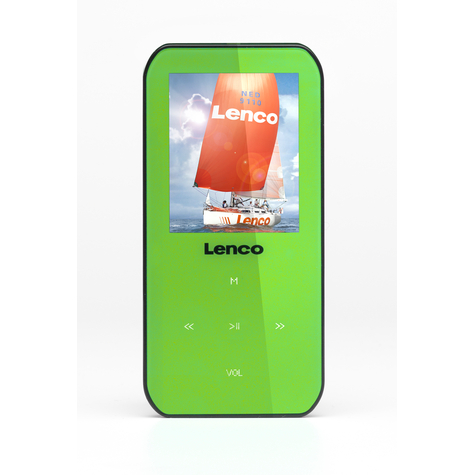 STL Xemio-655 - LCD - 30 g - Zöld - MP3-lejátszó - 4 GB