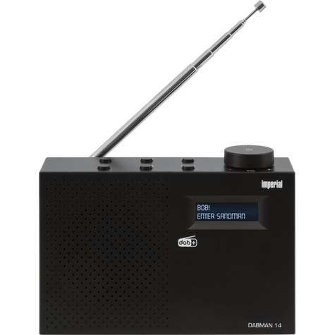 Telestar Dabman 14 - Hordozható - Digitális - Dab+,Fm - 87,5 - 108 Mhz - 174 - 240 Mhz - 1 W