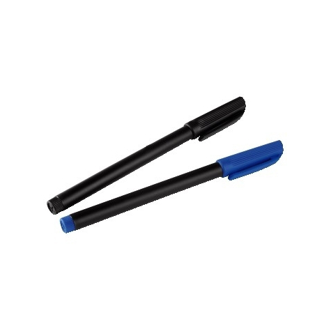 Hama Cd/Dvd Marking Pens - Set Of 2 - Black - Blue - Multicolor