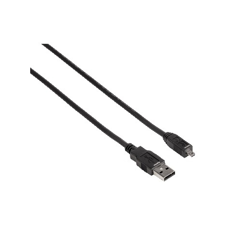 Hama Usb 2.0 Kábel - 1,8m - Usb A - Csatlakozó / Csatlakozó - 480 Mbit/S - Fekete