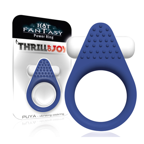 Hot Fantasy Thrill Of Joy Puya Vibro Ring Kék