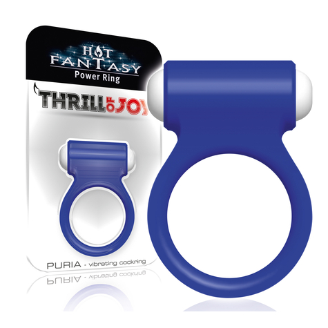 Hot Fantasy Thrill Of Joy Puria Vibro Ring Kék