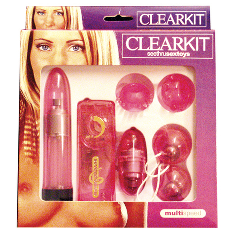 Clearkit Seethru Pink-Transp. (5db.)