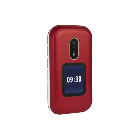 Doro 6060 Senior Mobiltelefon - Piros - Mobiltelefon - 240 Képpont