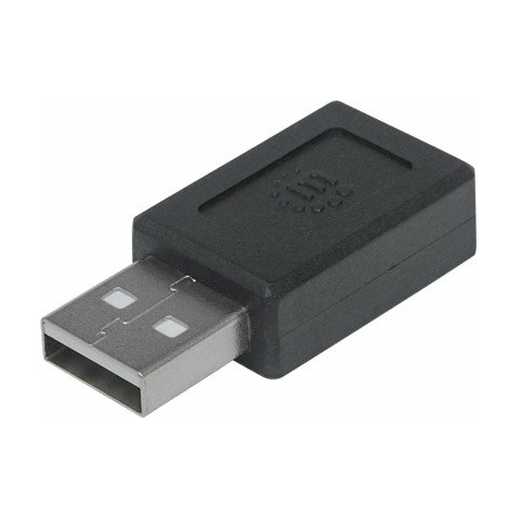 Manhattan USB 2.0 C-típusú C-típusú adapter A-típusú adapterre