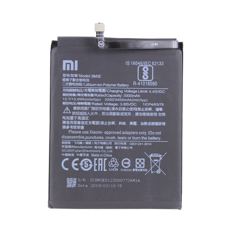 Xiaomi Bm3e Xiaomi Mi 8 3400mah Lítium-Ion Akkumulátor