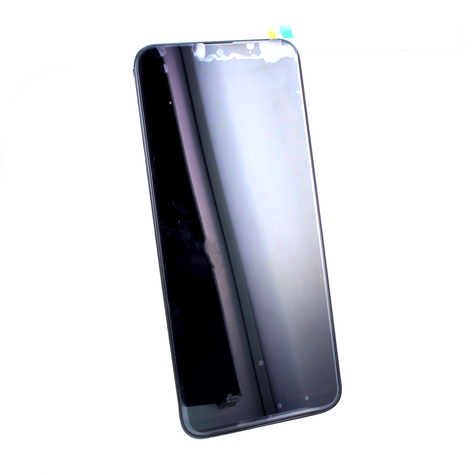 Samsung F A202f Galaxy A20e Eredeti Pótalkatrész Lcd Kijelző / Érintőképernyő Fekete
