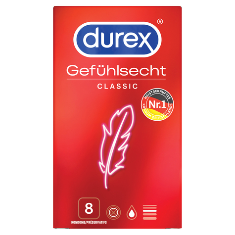 Durex Sensual Classic 8 Db.