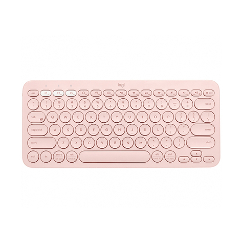 Logitech Billentyűzet K380 Multi-Device Bluetooth, Rózsaszínű