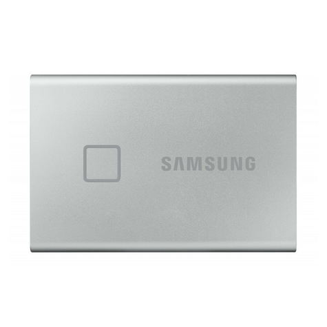 Samsung Hordozható Ssd T7 Touch 500 Gb Ezüst Mu-Pc500s/Ww