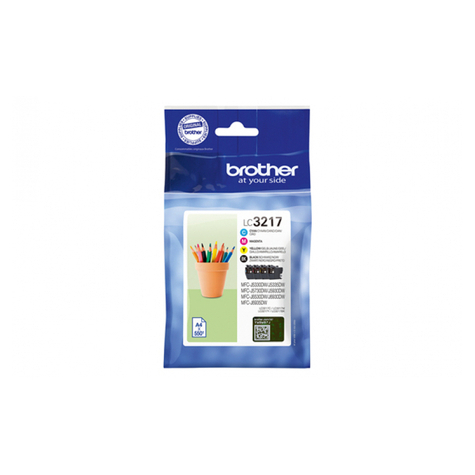 Brother Lc-3217 Value Pack 4 Darabos Csomag Lc3217valdr