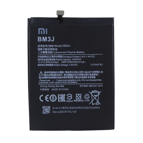 Xiaomi Bm3j Xiaomi Mi8 Lite Lítium-Ion Akkumulátor 3350mah