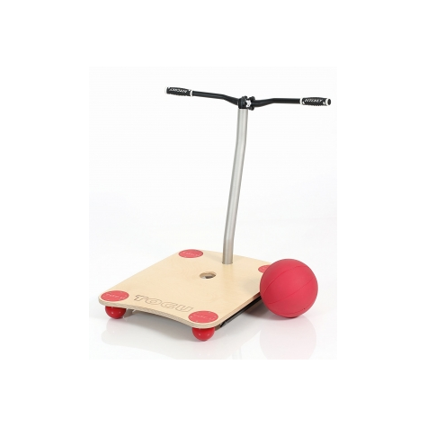 Togu Bike Balance Board Classic, Fa Színű, Piros Színnel