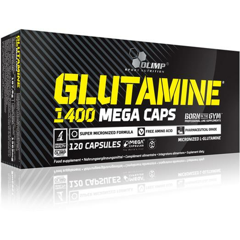 Olimp L-Glutamin 1400 Mega Caps, 120 Kapszula