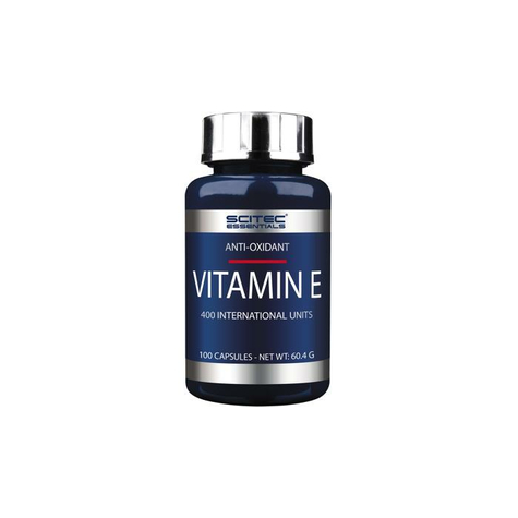 Scitec Esszenciális E-Vitamin, 100 Kapszula Doboz