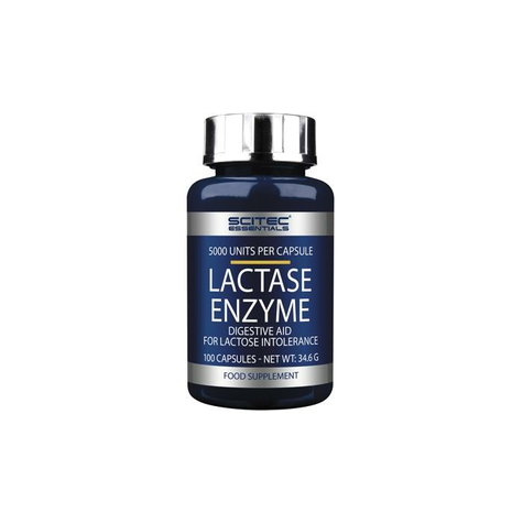 scitec essentials laktáz enzim, 100 kapszula adagja