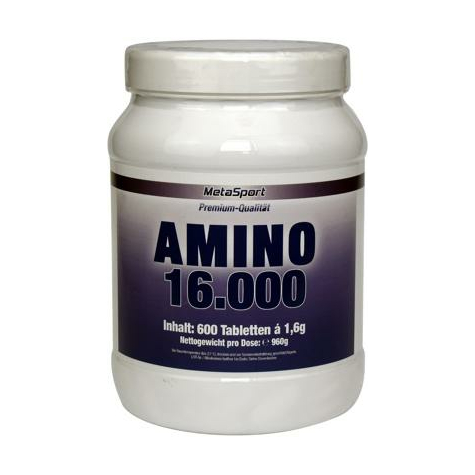 Metasport Amino 1600, 600 Rágótablettás Tabletta Adagja