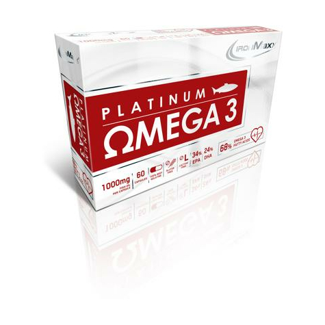 Ironmaxx Platinum Omega 3, 60 Capsules Pack