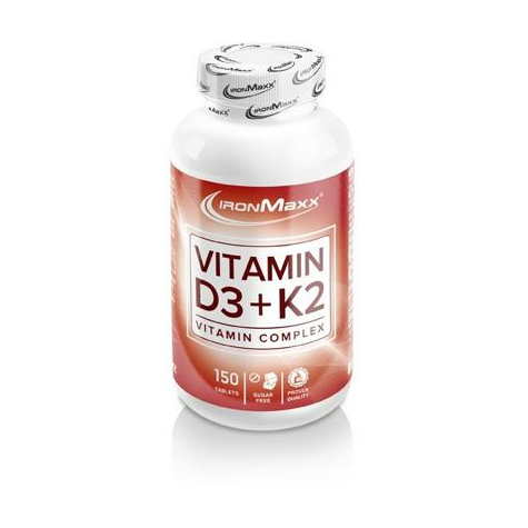 Ironmaxx Vitamin D3 + K2, 150 Tablets Dose