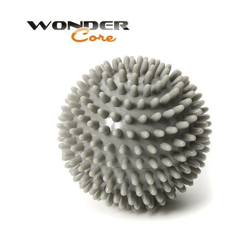 Wonder Core Tüskés Masszázslabda, 9 Cm Kerületű (Szín: Szürke) (Woc033)