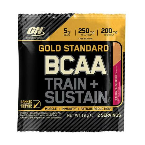 Optimum Nutrition Gold Standard Bcaa, 24 X 19 G-Os Tasak, Eper És Kivi