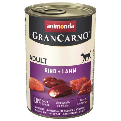 Animonda Dog Grancarno,Carno Felnőtt Marhahús-Bárányhús 400g D