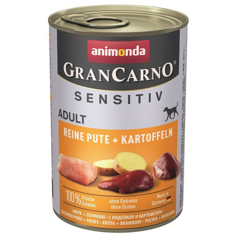 Animonda Dog Grancarno Sensitive,Carno Sensi Pulyka+Burgonya 400gd
