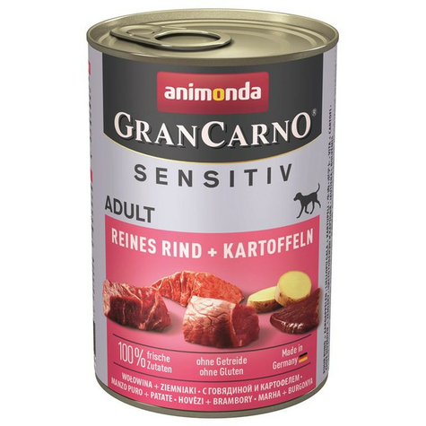 Animonda Dog Grancarno Sensitive,Carno Sensi Marhahús+Burgonya 400gd
