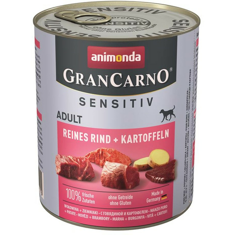 Animonda Dog Grancarno Sensitive,Carno Sensi Marhahús+Burgonya 800gd