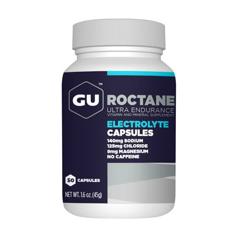 Gu Roctane Electrolyte Salt Capsules, 50 Capsules Dose