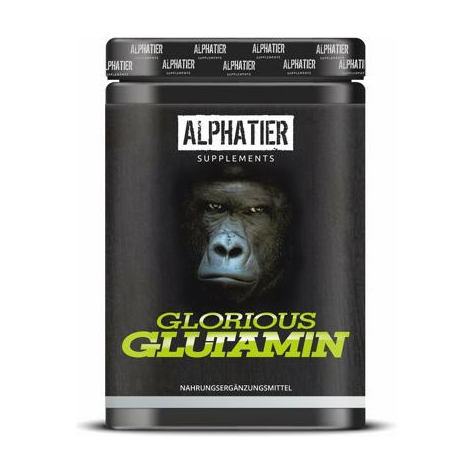 Alphatier Glorious Glutamine, 500 G Can