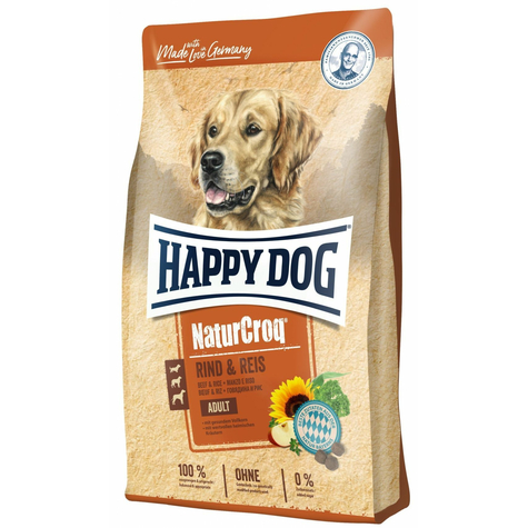 Happy Dog,Hd Naturcroq Marhahús+Rizs 15kg