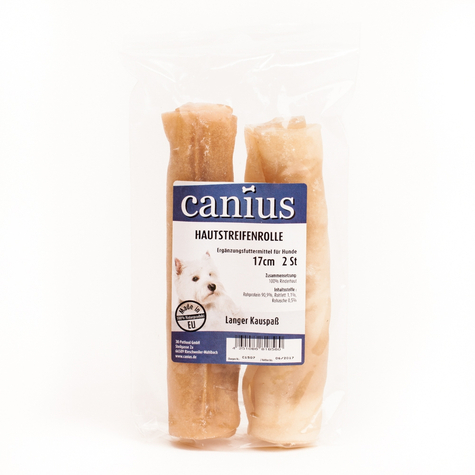 Canius Snack, Can.Skin Csík Tekercs 17cm 2er