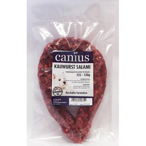 Canius Snacks,Ca.Ringwurst Szalámi Gr125g 1.