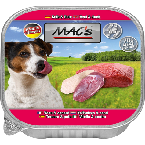Mac's, Macs Kutya Borjúhús + Kacsa 150gs