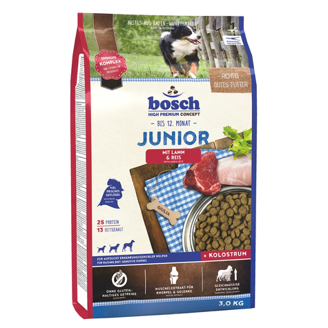 Bosch,Bosch Junior Bárányhús+Rizs 3kg