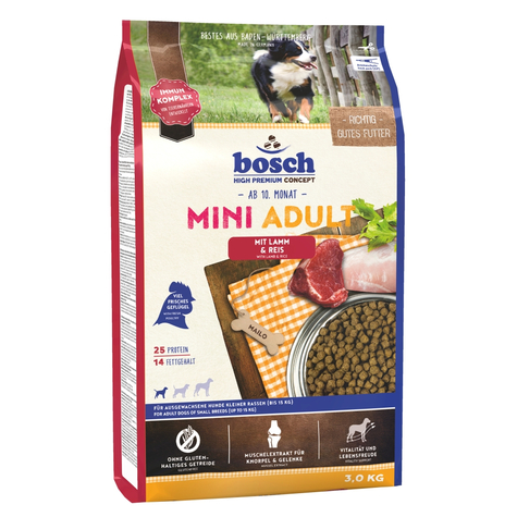 Bosch,Bosch Mini Bárány+Rizs 3kg