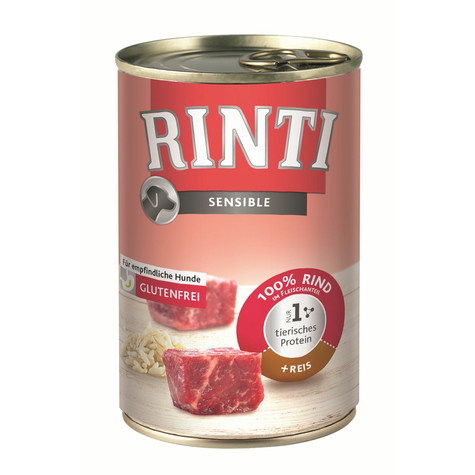 Finnern Rinti,Rinti Sensi.Beef+Rice 400gd