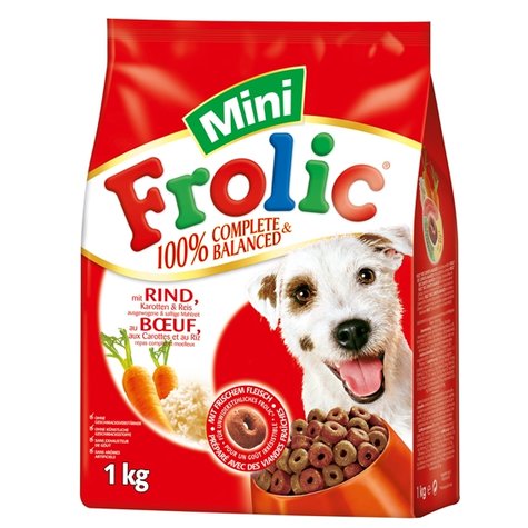 Frolic, Frolic Mini Marhahús Répa Rizs1kg