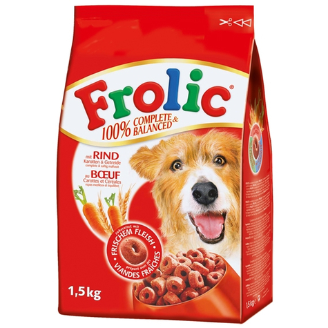 Frolic,Frolic Marhahús-Sárgarépa-Getr1,5kg