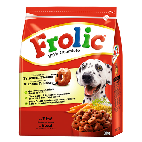 Frolic,Frolic Marhahús- Sárgarépa-Gettr. 3kg