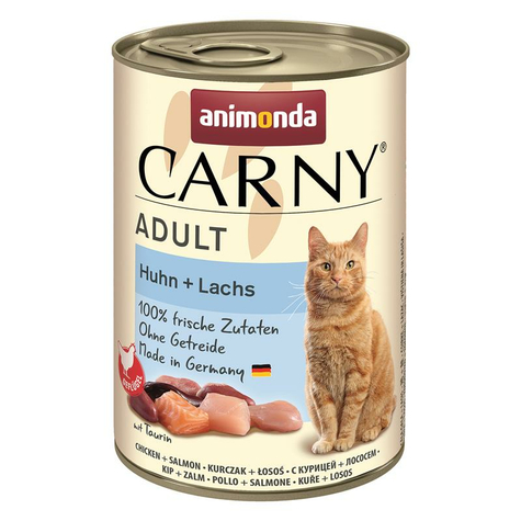 Animonda Macska Carny,Carny Adult Csirke+Lazac 400gd