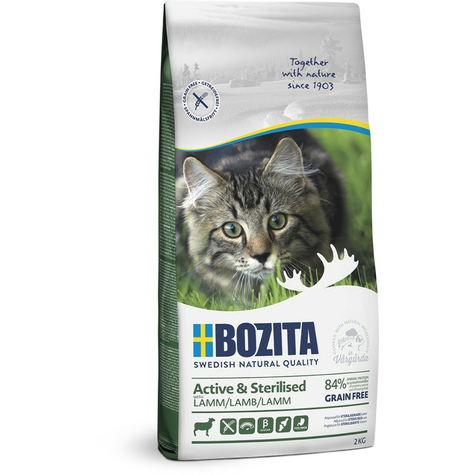 Bozita,Boz.Cat Act+Ste Grfr Bárány 2kg